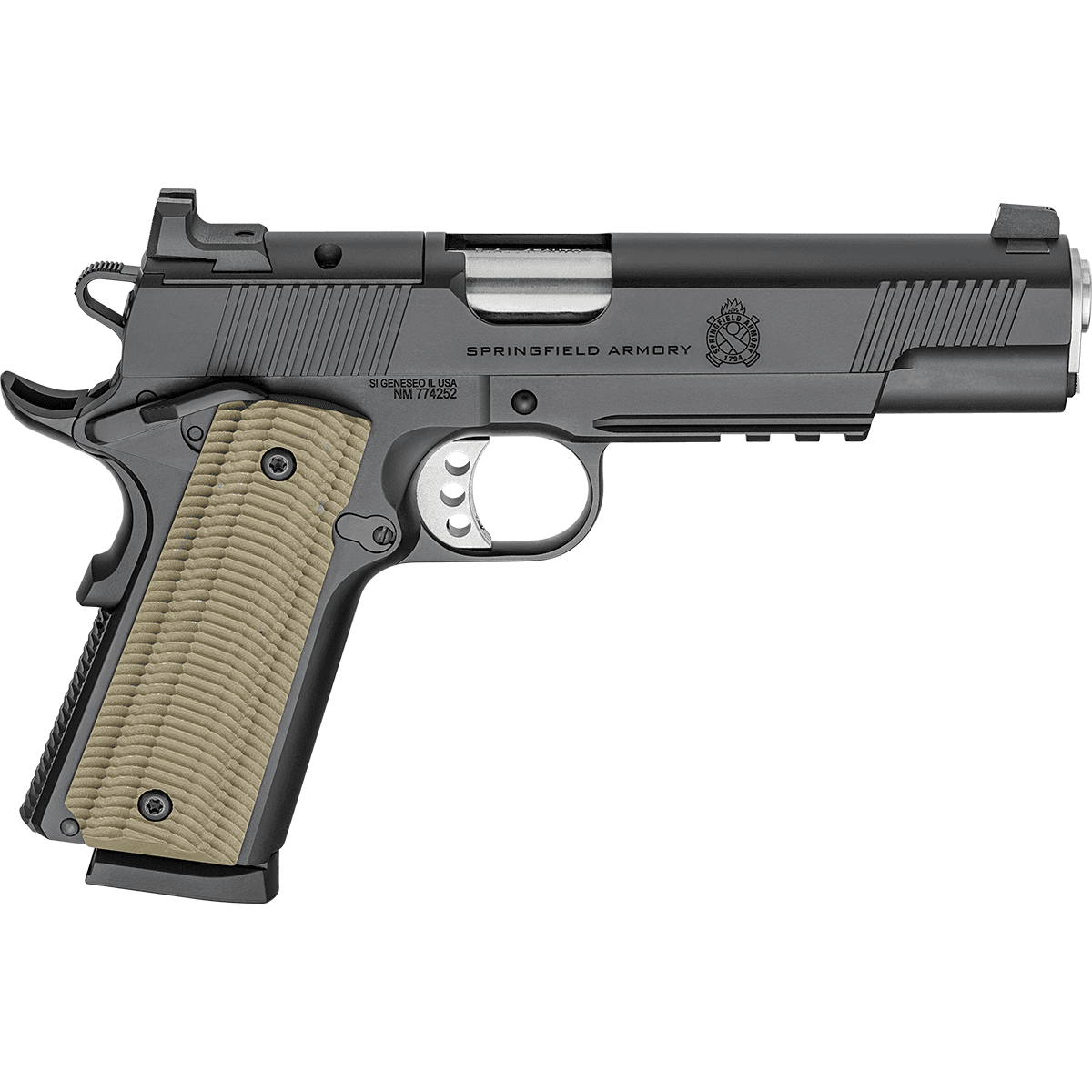 Springfield Armory PO9229AOS 1911 Operator 9mm 8+1 5" Black Cerakote Optic Ready Carbon Steel Slide Black Cerakote VZ G10 Grip Springfield Armory PO9229AOS 1911 Operator 9mm 8+1 5" Black Cerakote Optic Ready Carbon Steel Slide Black Cerakote VZ G10 Grip
