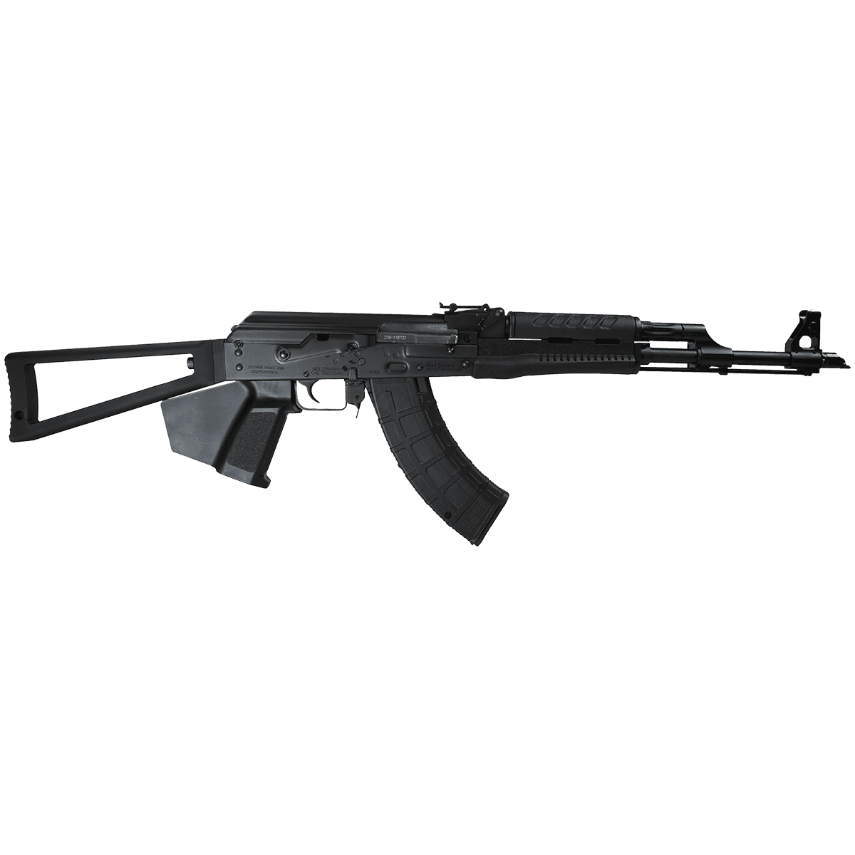 Zastava Arms Usa ZR7762RTCA ZPAPM70 *CA Compliant 7.62x39mm 16.25" 10+1, Black, Polymer Handgaurd, Fixed Triangle Folding Stock, Paddle Grip Zastava Arms Usa ZR7762RTCA ZPAPM70 *CA Compliant 7.62x39mm 16.25" 10+1, Black, Polymer Handgaurd, Fixed Triangle Folding Stock, Paddle Grip