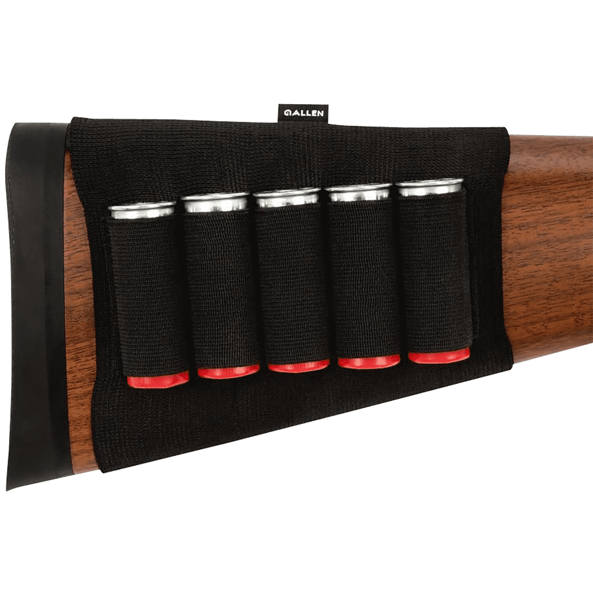 Allen 205 Shotgun Shell Holder 5 Shell Capacity Elastic Buttstock Mount Allen 205 Shotgun Shell Holder 5 Shell Capacity Elastic Buttstock Mount