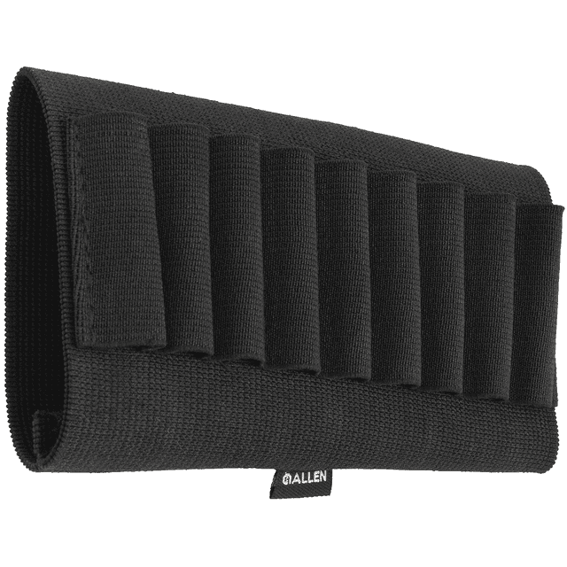 Allen 206 Rifle Cartridge Holder 9rd Black Elastic Buttstock Mount Allen 206 Rifle Cartridge Holder 9rd Black Elastic Buttstock Mount