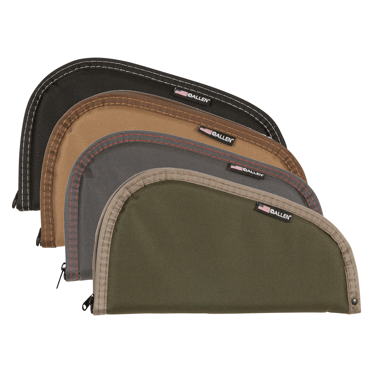 Allen 728 Pistol Case 8" Long Green Earth Tone Holds Handgun Endura Allen 728 Pistol Case 8" Long Green Earth Tone Holds Handgun Endura