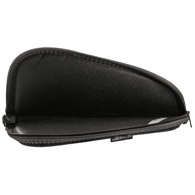 Allen 44413 Deluxe Handgun Case Black w/Gray Trim, Foam Padding, Non-Absorbent Lining & Lockable Zipper 13" L Allen 44413 Deluxe Handgun Case Black w/Gray Trim, Foam Padding, Non-Absorbent Lining & Lockable Zipper 13" L