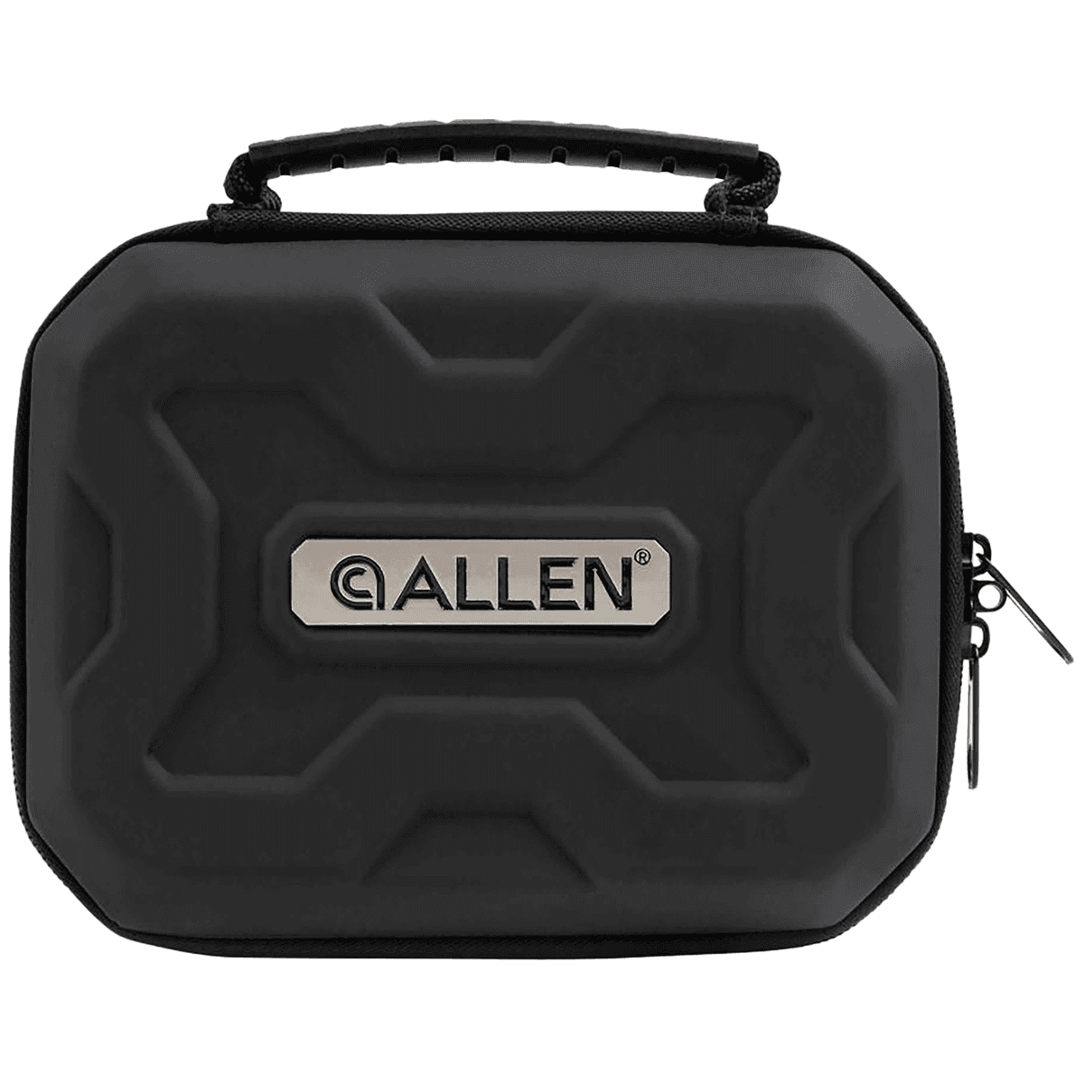 Allen 827 EXO Handgun Case Black Polymer, Molded Carry Handle, Egg Crate Foam & Lockable Zippers 7" x 5.25" Allen 827 EXO Handgun Case Black Polymer, Molded Carry Handle, Egg Crate Foam & Lockable Zippers 7" x 5.25"