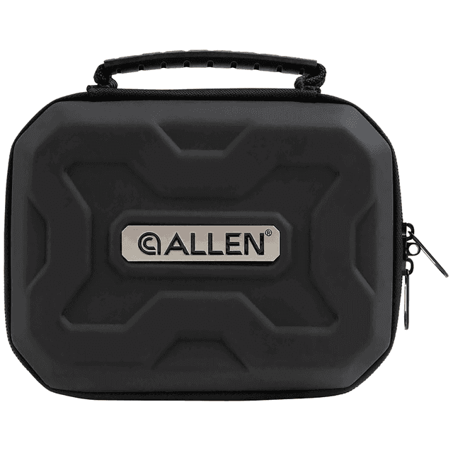 Allen 827 EXO Handgun Case Black Polymer, Molded Carry Handle, Egg Crate Foam & Lockable Zippers 7" x 5.25" Allen 827 EXO Handgun Case Black Polymer, Molded Carry Handle, Egg Crate Foam & Lockable Zippers 7" x 5.25"