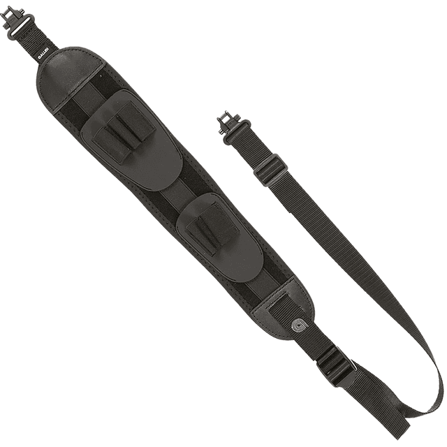Allen 8888 Denali Rifle Sling w/Swivels Black Neoprene w/Slip-Proof Sharkskin Back, Adjustable Length 22" to 42", 3" Wide, 5 Cartridge Loops Allen 8888 Denali Rifle Sling w/Swivels Black Neoprene w/Slip-Proof Sharkskin Back, Adjustable Length 22" to 42", 3" Wide, 5 Cartridge Loops