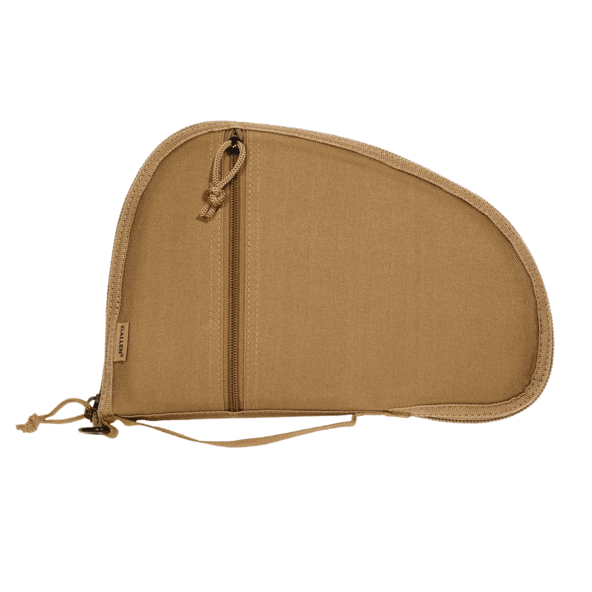 Allen 3613 Torrey Handgun Case Coyote Tan Polyester, Small Accessory Pocket, Muzzle Pocket & Lockable Zipper 10.50" x 6.50" Exterior Dimensions Allen 3613 Torrey Handgun Case Coyote Tan Polyester, Small Accessory Pocket, Muzzle Pocket & Lockable Zipper 10.50" x 6.50" Exterior Dimensions