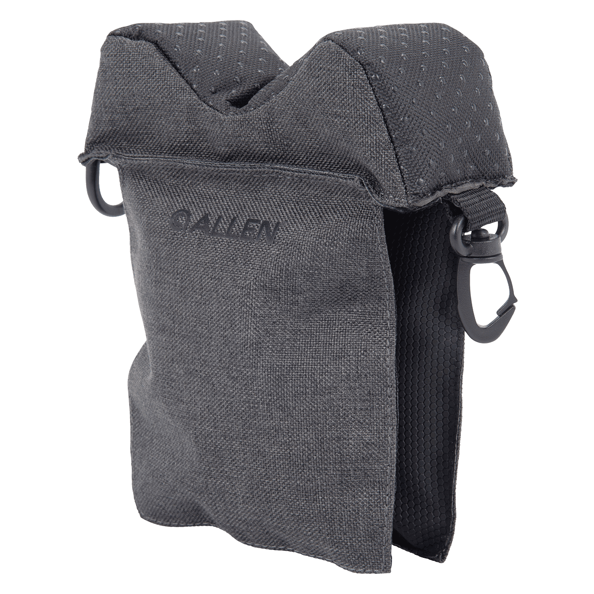 Allen 21923 Eliminator Window Prefilled Front Bag, Gray Polyester, Tacky Grip Bottom, Weighs 0.17 lbs., 5.50" L x 7" H Allen 21923 Eliminator Window Prefilled Front Bag, Gray Polyester, Tacky Grip Bottom, Weighs 0.17 lbs., 5.50" L x 7" H