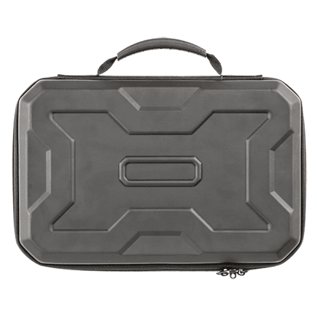 Allen 8212 EXO Handgun Case Black Polymer, Egg Crate Foam, Lockable Zipper & Molded Rubber Handle 12" L Allen 8212 EXO Handgun Case Black Polymer, Egg Crate Foam, Lockable Zipper & Molded Rubber Handle 12" L