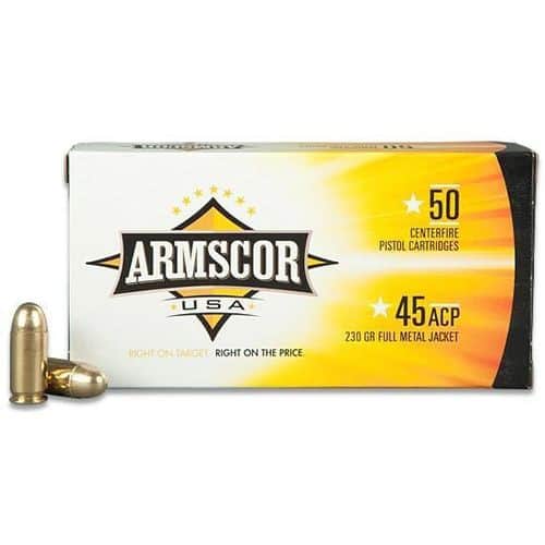 Armscor FAC4512N USA 45ACP 230gr Full Metal Jacket 50 Per Box Armscor FAC4512N USA 45ACP 230gr Full Metal Jacket 50 Per Box