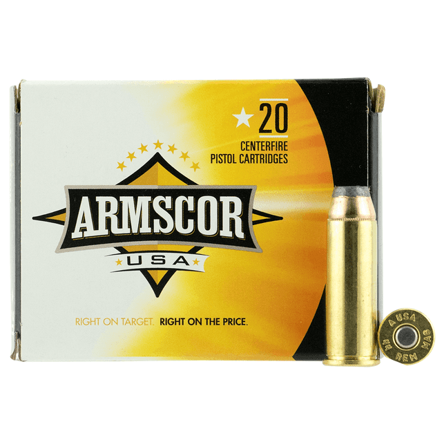 Armscor FAC44M2N USA 44Rem Mag 240gr Jacketed Hollow Point 20 Per Box Armscor FAC44M2N USA 44Rem Mag 240gr Jacketed Hollow Point 20 Per Box