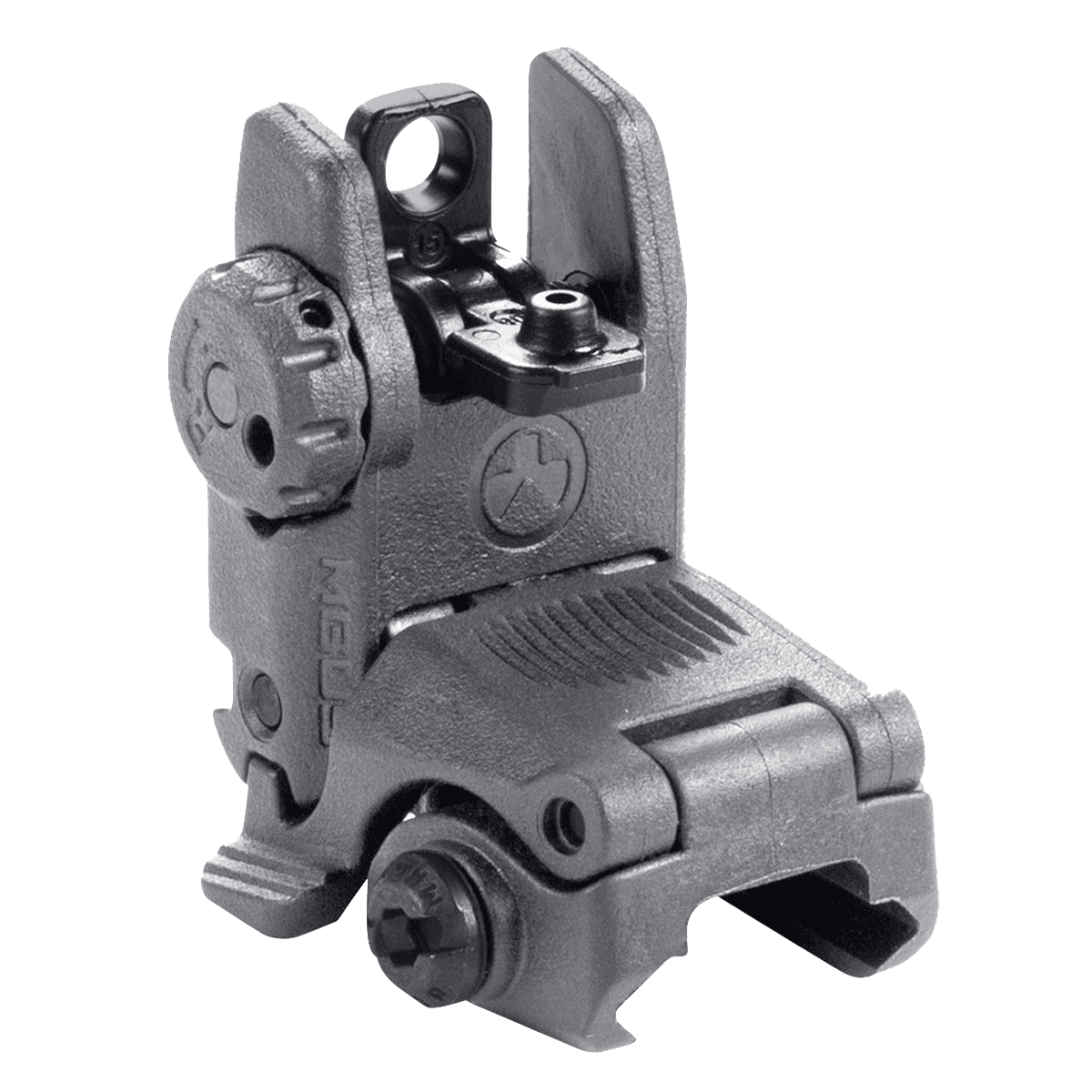 Magpul MAG248GRY MBUS Sight Rear Stealth Gray Polymer, Spring-Loaded Flip Up for AR-15/ M16 Magpul MAG248GRY MBUS Sight Rear Stealth Gray Polymer, Spring-Loaded Flip Up for AR-15/ M16