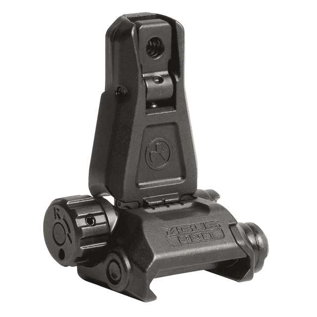 Magpul MAG276BLK MBUS Pro Sight Rear QPQ Melonited Steel Construction for AR Platform Magpul MAG276BLK MBUS Pro Sight Rear QPQ Melonited Steel Construction for AR Platform