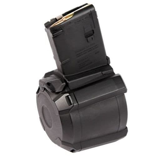 Magpul MAG576BLK PMAG GEN M3 60rd Drum 223 Rem/5.56x45mm NATO Fits AR-15/M16/M4 Black Polymer Magpul MAG576BLK PMAG GEN M3 60rd Drum 223 Rem/5.56x45mm NATO Fits AR-15/M16/M4 Black Polymer