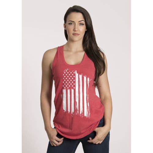 9 Line Women's Racerback Tank - America - Red 9 Line Women's Racerback Tank - America - Red