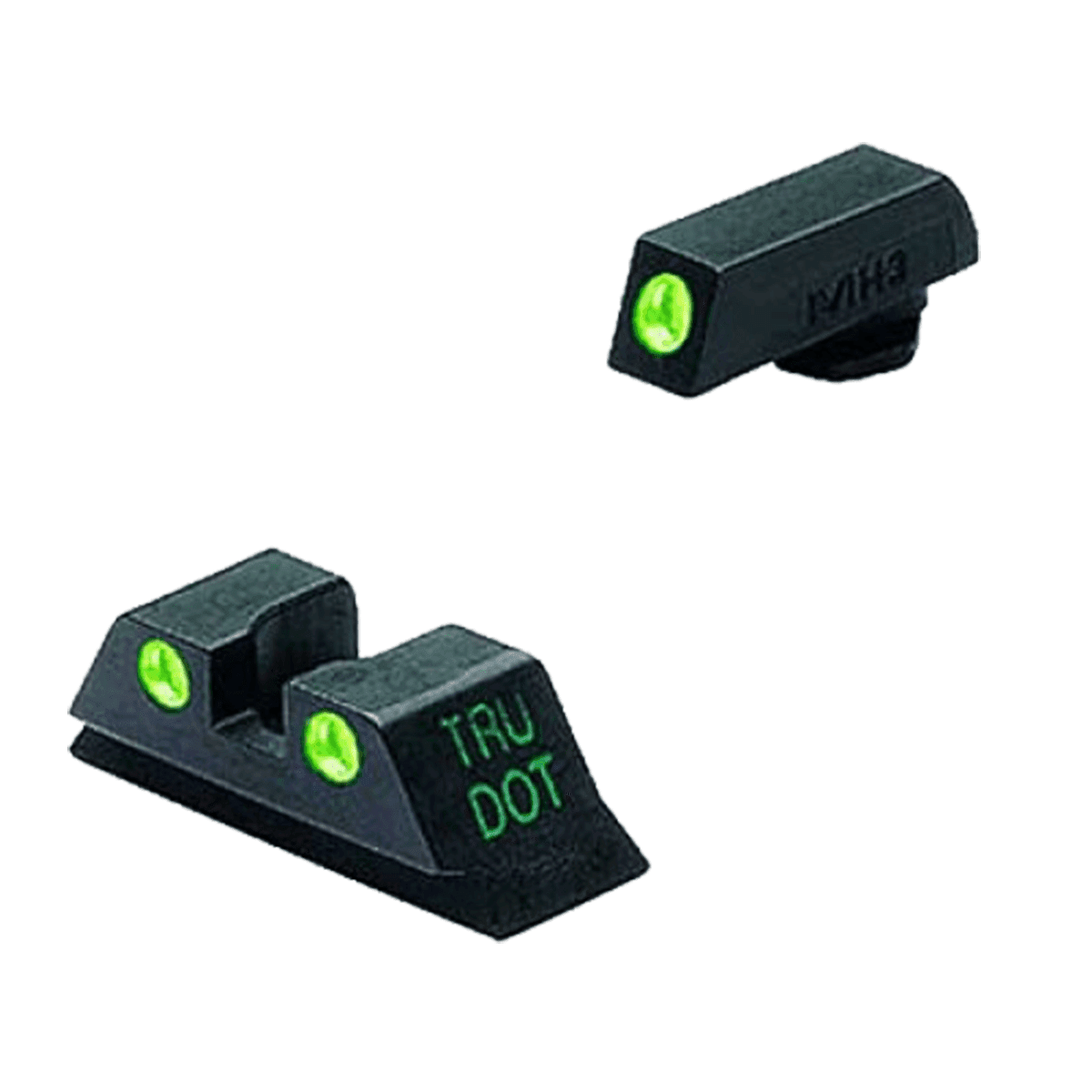 Meprolight USA 101103101 Tru-Dot Green Tritium White Outline Front Sight-Green Tritium White Outline Rear Sight Sig Sauer P-Series Meprolight USA 101103101 Tru-Dot Green Tritium White Outline Front Sight-Green Tritium White Outline Rear Sight Sig Sauer P-Series