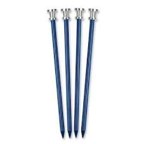 Stansport Aluminum 9" Tent Pegs Blue 4 Pack Stansport Aluminum 9" Tent Pegs Blue 4 Pack