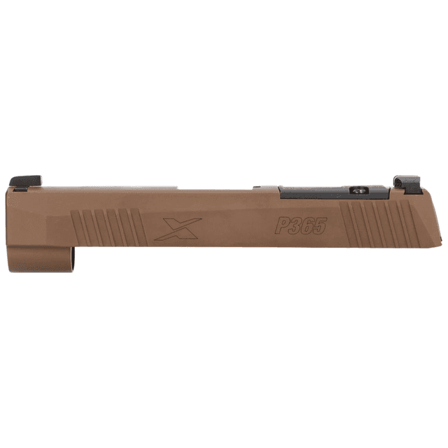 Sig Sauer 8900987 P365XL Slide Assembly with Micro Optics Cut Coyote Tan Nitride XRAY3 Day Night Sights for 9mm 3.7" Barrel Sig Sauer 8900987 P365XL Slide Assembly with Micro Optics Cut Coyote Tan Nitride XRAY3 Day Night Sights for 9mm 3.7" Barrel
