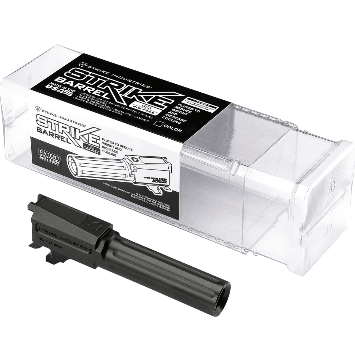 Strike Industries Replacement Barrel 3.10", 9mm Luger - P365BARREL Strike Industries Replacement Barrel 3.10", 9mm Luger - P365BARREL