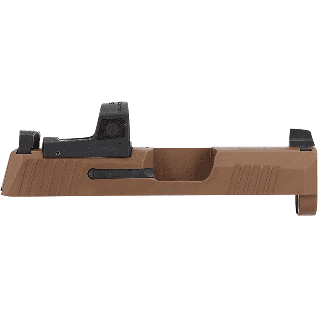 Sig Sauer 8900984 P365X Slide Assembly with Micro Optics Cut Coyote Tan Nitride XRAY3 Day Night Sights for 9mm 3.1" Barrel Sig Sauer 8900984 P365X Slide Assembly with Micro Optics Cut Coyote Tan Nitride XRAY3 Day Night Sights for 9mm 3.1" Barrel