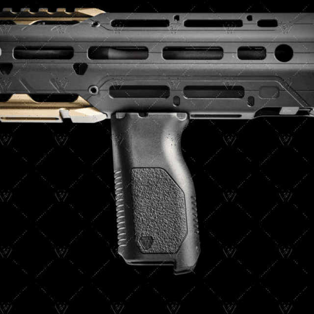 Strike Industries Long Angled Vertical Grip, Black - ARCMAGRAILLBK Strike Industries Long Angled Vertical Grip, Black - ARCMAGRAILLBK