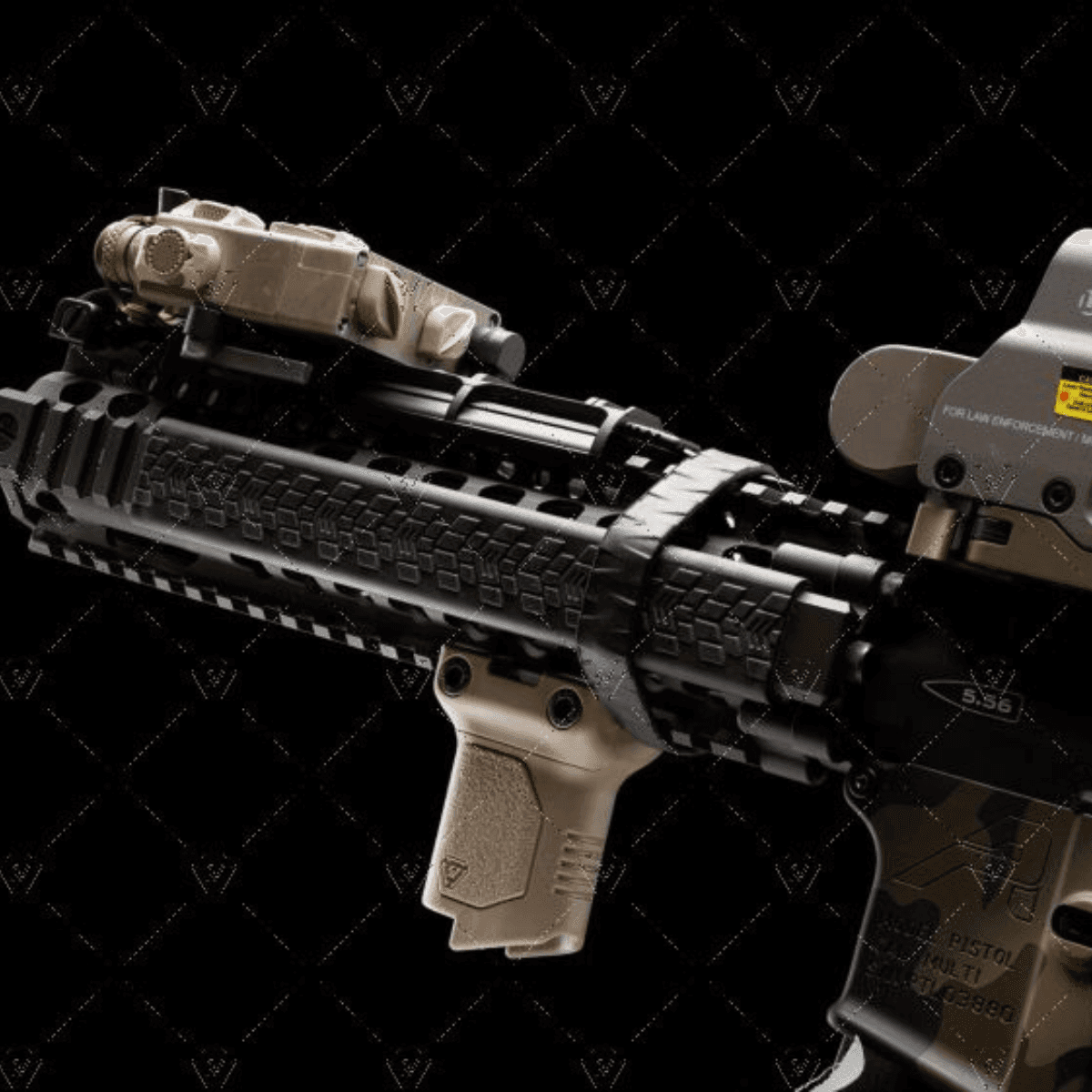 Strike Industries Short Angled Vertical Grip, Flat Dark Earth - ARCMAGSFDE Strike Industries Short Angled Vertical Grip, Flat Dark Earth - ARCMAGSFDE