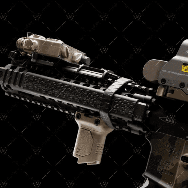 Strike Industries Short Angled Vertical Grip, Flat Dark Earth - ARCMAGSFDE Strike Industries Short Angled Vertical Grip, Flat Dark Earth - ARCMAGSFDE