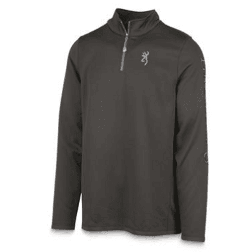 Browning Men's Pitch Quarter Zip Pullover - Black Browning Men's Pitch Quarter Zip Pullover - Black