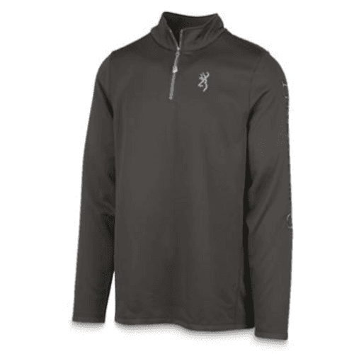 Browning Men's Pitch Quarter Zip Pullover - Black Browning Men's Pitch Quarter Zip Pullover - Black