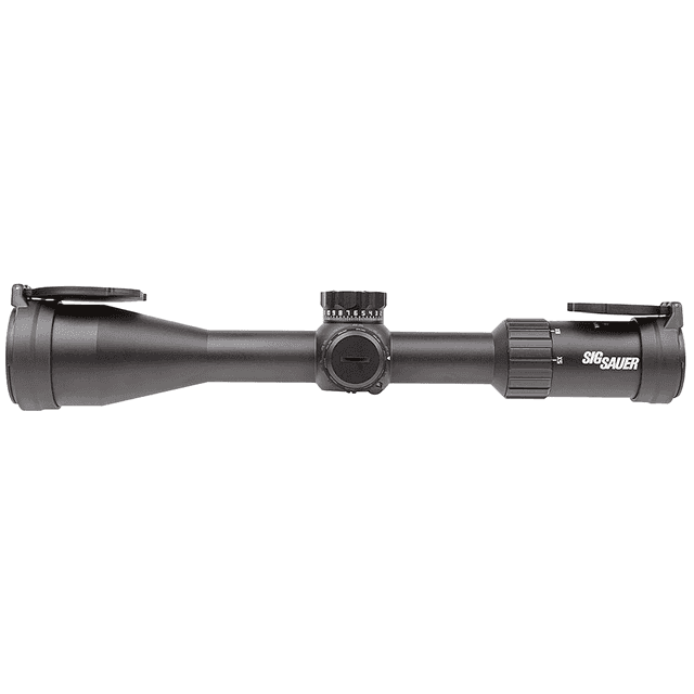 Sig Sauer Electro-Optics SOW42004 Whiskey4 Black 2.5-10x 42mm 30mm Tube Illuminated Hellfire Quadplex Reticle Sig Sauer Electro-Optics SOW42004 Whiskey4 Black 2.5-10x 42mm 30mm Tube Illuminated Hellfire Quadplex Reticle