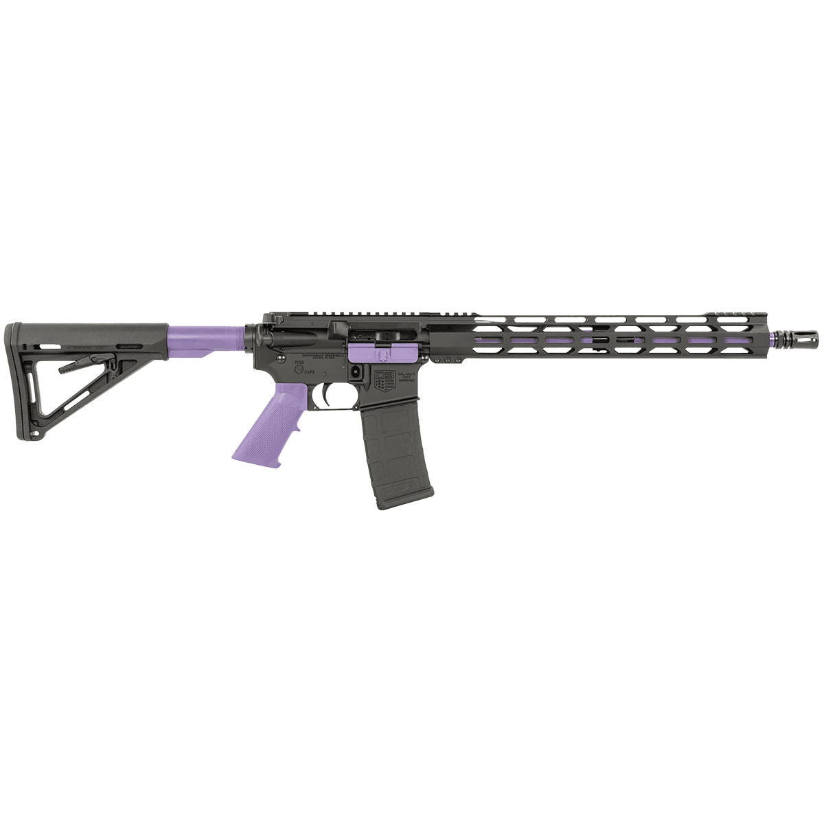 Diamondback DB15 5.56x45mm Purple Cerakote AR-15 Semi-Automatic Rifle Diamondback DB15 5.56x45mm Purple Cerakote AR-15 Semi-Automatic Rifle