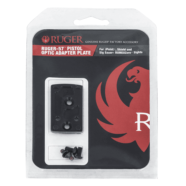 Ruger 90723 Ruger-57 Optic Adapter Plate Pistol Black Anodized Aluminum Ruger 90723 Ruger-57 Optic Adapter Plate Pistol Black Anodized Aluminum