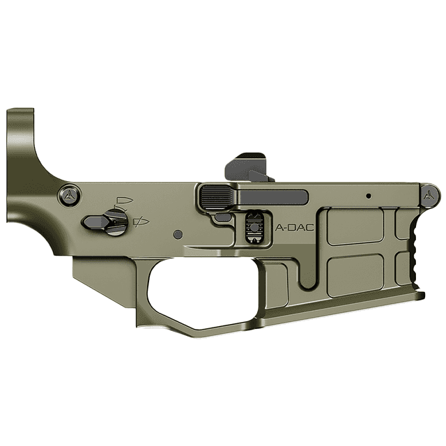Radian Weapons R0391 A-DAC 15 Lower Receiver OD Green, Fully Ambi Controls, Talon 45/90 Safety, Ext. Bolt Catch, Left-Side Mag Release, Right-Side Bolt Release, Enhanced Takedown Pins Radian Weapons R0391 A-DAC 15 Lower Receiver OD Green, Fully Ambi Controls, Talon 45/90 Safety, Ext. Bolt Catch, Left-Side Mag Release, Right-Side Bolt Release, Enhanced Takedown Pins