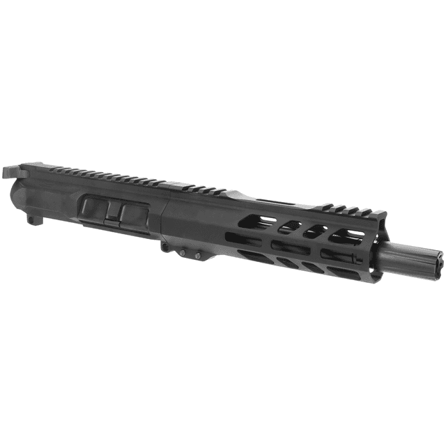 TacFire BU9MM7 Pistol Upper Assembly 9mm Luger Caliber with 7" Black Nitride Barrel, Black Anodized 7075-T6 Aluminum Receiver & M-LOK Handguard for AR-Platform Includes Bolt Carrier Group TacFire BU9MM7 Pistol Upper Assembly 9mm Luger Caliber with 7" Black Nitride Barrel, Black Anodized 7075-T6 Aluminum Receiver & M-LOK Handguard for AR-Platform Includes Bolt Carrier Group