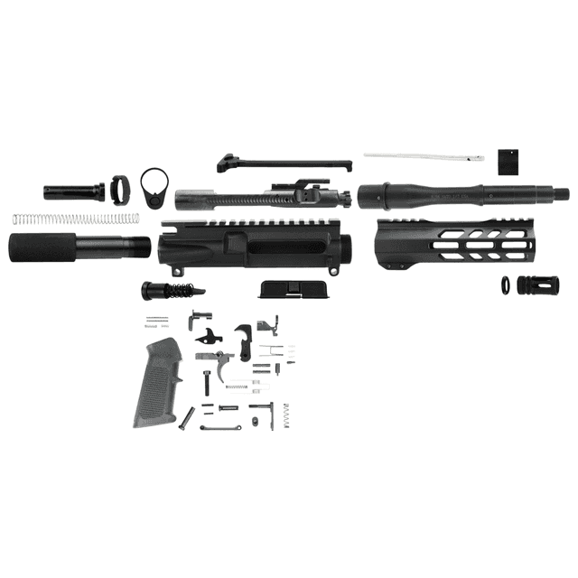 TacFire AR Build Kit 5.56x45mm NATO 7.50" Barrel Black for AR Platform TacFire AR Build Kit 5.56x45mm NATO 7.50" Barrel Black for AR Platform