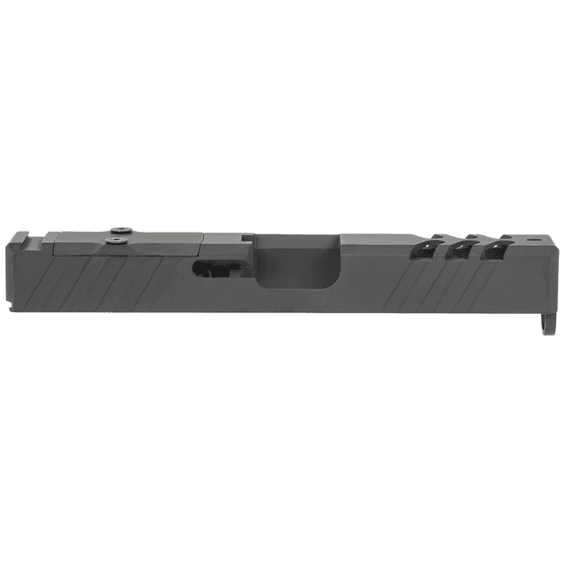 TacFire Replacement Slide 40 S&W Graphite Black Cerakote Stainless Steel with Optics Cut & Slide Ports for Glock 23 Gen3 TacFire Replacement Slide 40 S&W Graphite Black Cerakote Stainless Steel with Optics Cut & Slide Ports for Glock 23 Gen3