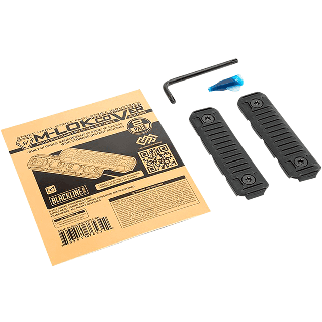 Strike Industries Long Cable Management Cover for M-LOK, 3.14" - ARCMCOVERLBK Strike Industries Long Cable Management Cover for M-LOK, 3.14" - ARCMCOVERLBK
