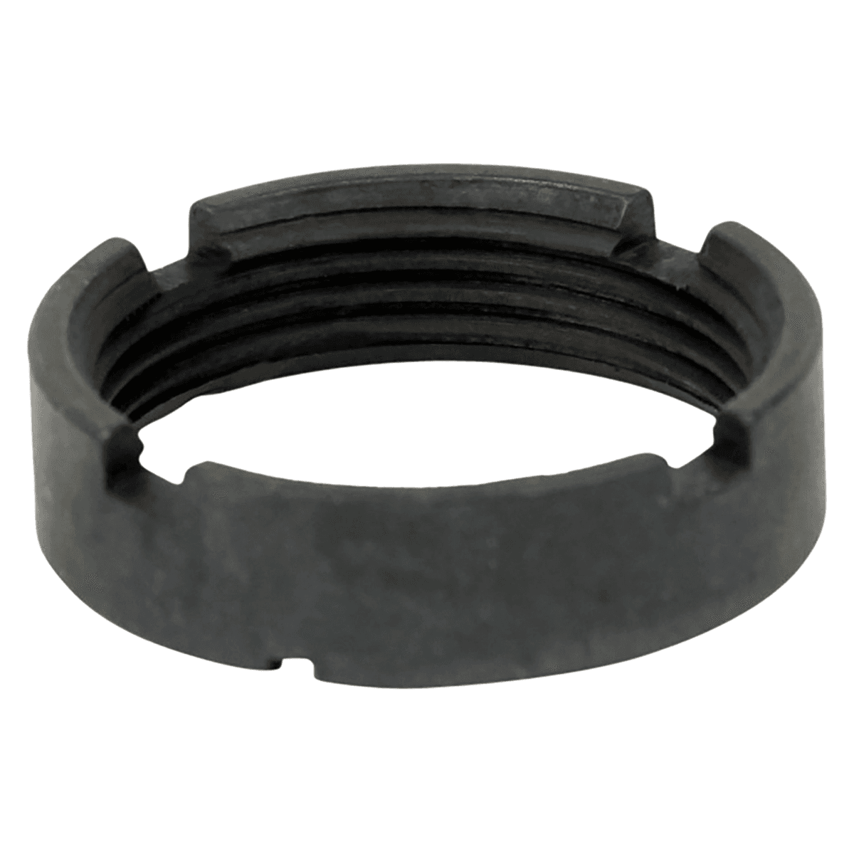 TacFire MAR039 Castle Nut Black Steel for AR-15 Buffer Tube TacFire MAR039 Castle Nut Black Steel for AR-15 Buffer Tube