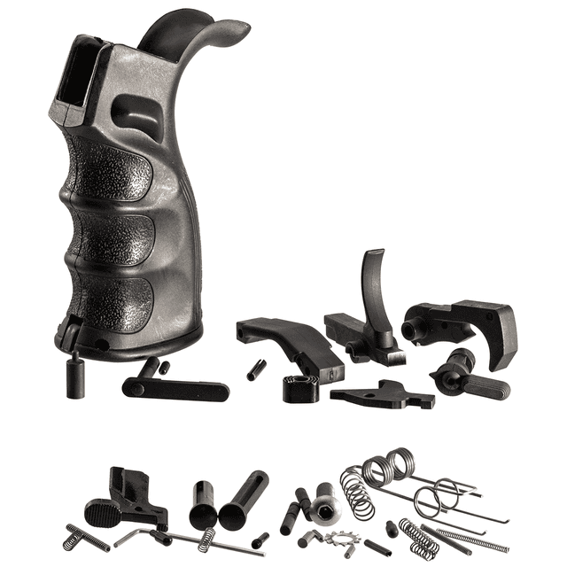 TacFire LPK02B308 AR-10 Lower Parts Kit 308 Win Black PGAR-B Pistol Grip Grip TacFire LPK02B308 AR-10 Lower Parts Kit 308 Win Black PGAR-B Pistol Grip Grip