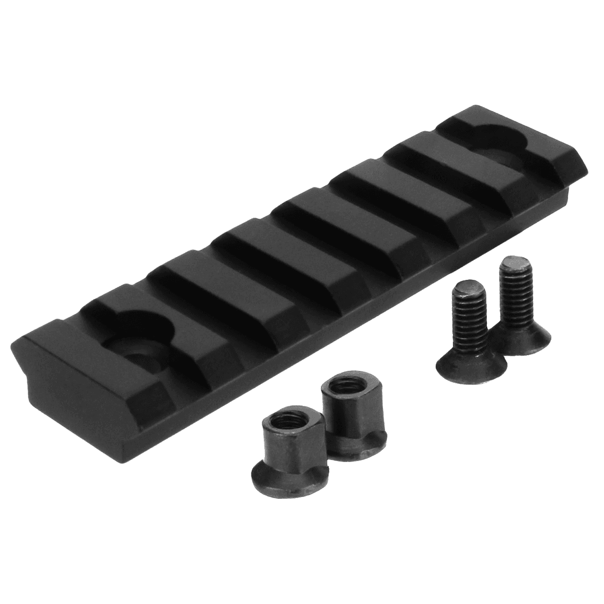 TacFire MAR102 KeyMod Picatinny Rail 3 Inch 7 Slots Black TacFire MAR102 KeyMod Picatinny Rail 3 Inch 7 Slots Black