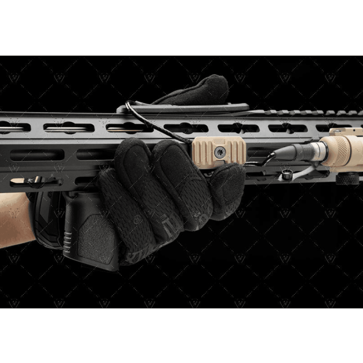 Strike Industries Short Cable Management Cover for M-LOK, 1.57" FDE - ARCMCOVERSFDE Strike Industries Short Cable Management Cover for M-LOK, 1.57" FDE - ARCMCOVERSFDE