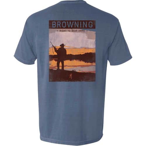 Browning Men's CC Cowboy T-Shirt - Blue Jean Browning Men's CC Cowboy T-Shirt - Blue Jean