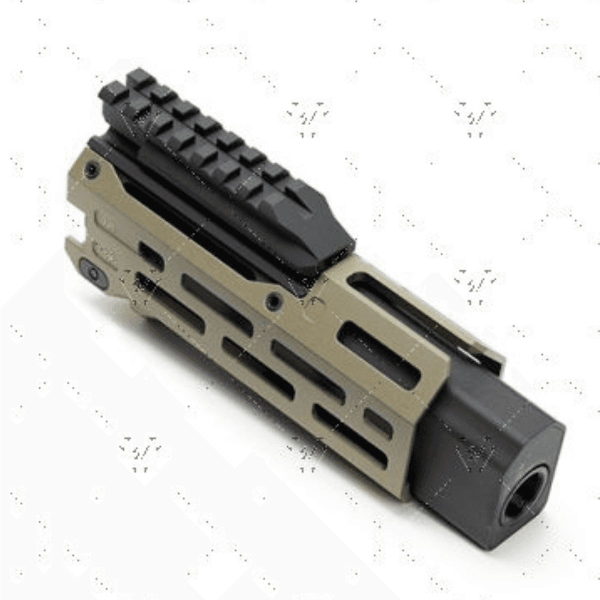 Strike Industries Strike 6" Handguard for CZ Scorpion EVO Pistol, FDE - CEVOHG6FDE Strike Industries Strike 6" Handguard for CZ Scorpion EVO Pistol, FDE - CEVOHG6FDE