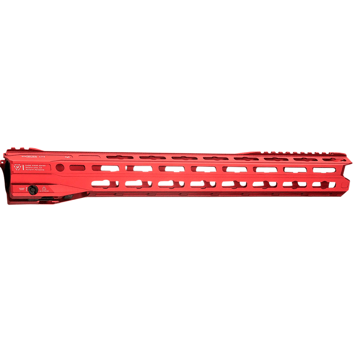 Strike Industries GridLok Lite Rail for AR-15, Red - GRIDLOKLITE17RED Strike Industries GridLok Lite Rail for AR-15, Red - GRIDLOKLITE17RED