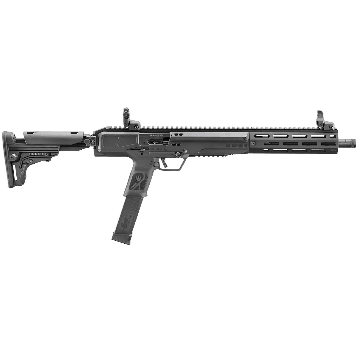 Ruger 19307 LC Carbine Standard 10mm Auto 30+1 16.25" Threaded Barrel Black Anodized Aluminum Alloy Receiver Alloy Steel Receiver Folding Adjustable Black Ruger 19307 LC Carbine Standard 10mm Auto 30+1 16.25" Threaded Barrel Black Anodized Aluminum Alloy Receiver Alloy Steel Receiver Folding Adjustable Black
