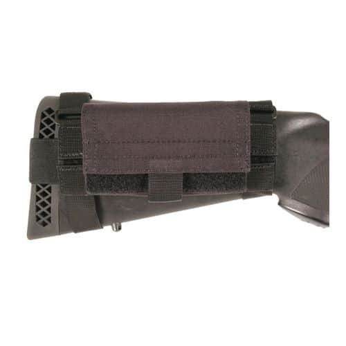 Blackhawk 52BS02BK Buttstock Shell Pouch Black Nylon 5rd Shotgun Ambidextrous Blackhawk 52BS02BK Buttstock Shell Pouch Black Nylon 5rd Shotgun Ambidextrous
