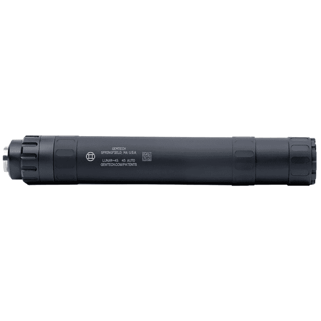 Gemtech Lunar-45 Suppressor, 45 ACP - 12126 Gemtech Lunar-45 Suppressor, 45 ACP - 12126