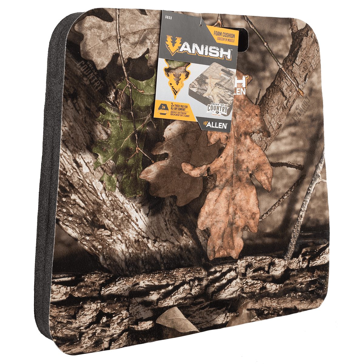 Vanish 5833 Seat Cushion Mossy Oak Break-Up Country Foam 14" x 13" x 2" Vanish 5833 Seat Cushion Mossy Oak Break-Up Country Foam 14" x 13" x 2"