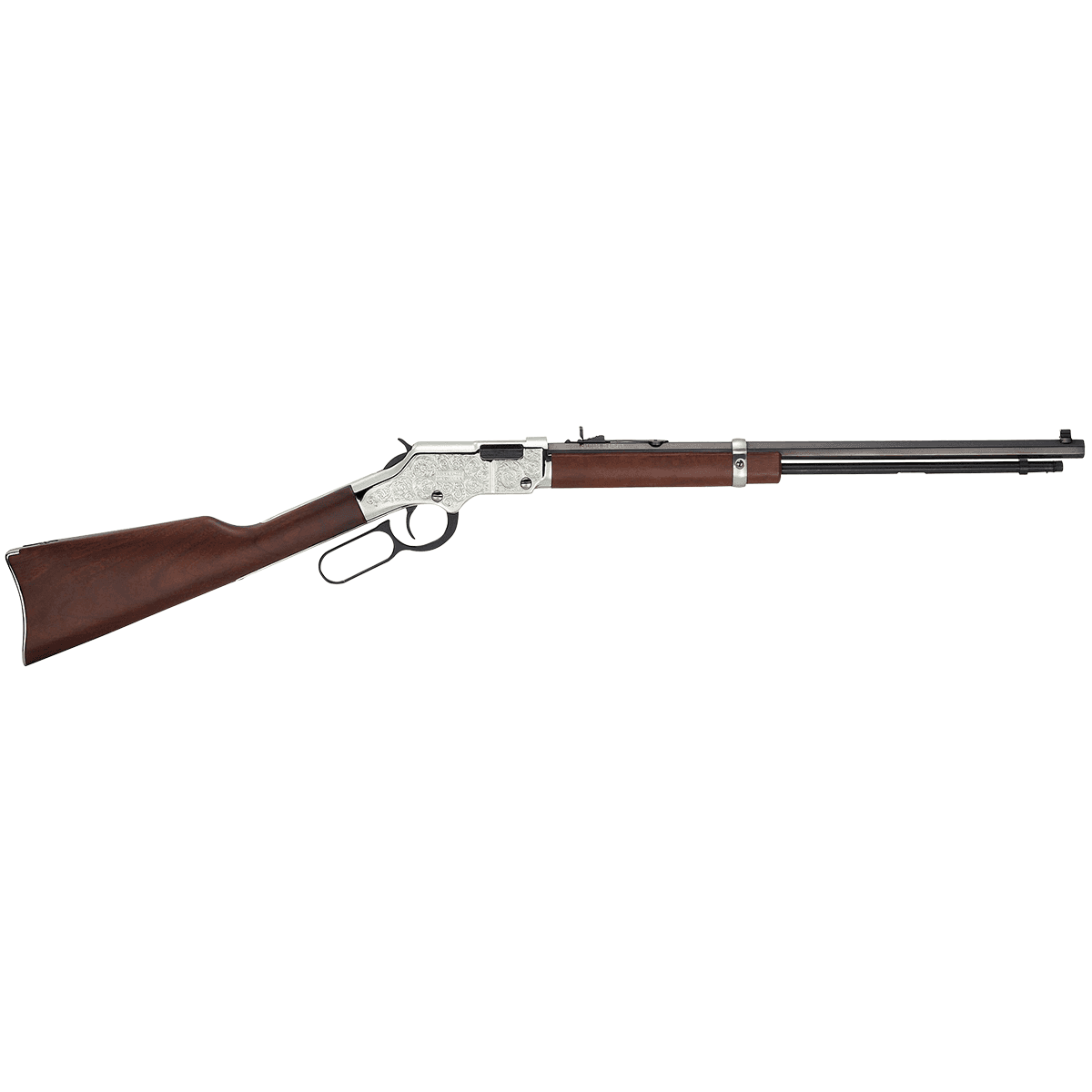Henry H004SEV Silver Eagle Full Size 17 HMR 11+1 20" Lever Action Rifle Henry H004SEV Silver Eagle Full Size 17 HMR 11+1 20" Lever Action Rifle