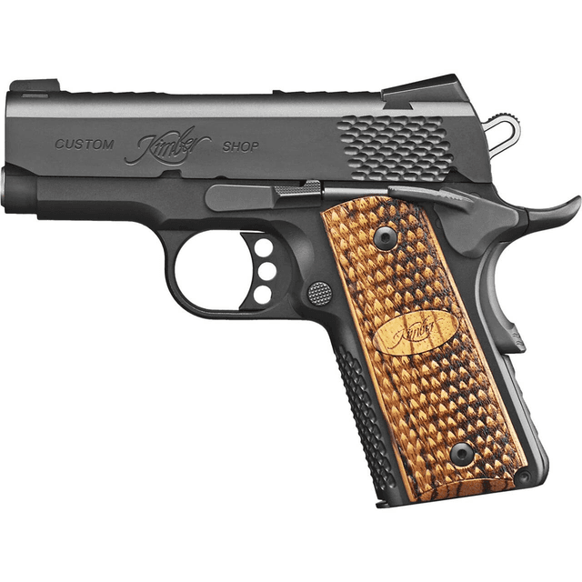 Kimber 3200378 Ultra Raptor II 45 ACP 7+1 3" Back Cut Serrations Steel Slide Matte Black Round Heel Zebrawood w/ Scale Pattern and Kimber Logo Grip Kimber 3200378 Ultra Raptor II 45 ACP 7+1 3" Back Cut Serrations Steel Slide Matte Black Round Heel Zebrawood w/ Scale Pattern and Kimber Logo Grip
