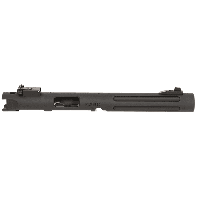 Tactical Solutions PLIV6TEMBRF Pac-Lite Barrel 22 LR 6" Threaded & Fluted, Drilled & Tapped, Adj. Sights, Black Anodized for Ruger Mark IV & IV 22/45 Tactical Solutions PLIV6TEMBRF Pac-Lite Barrel 22 LR 6" Threaded & Fluted, Drilled & Tapped, Adj. Sights, Black Anodized for Ruger Mark IV & IV 22/45